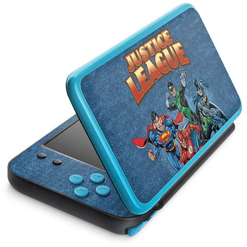 Justice League Action Pose Charcaters Nintendo 2DS XL (2017) Skin